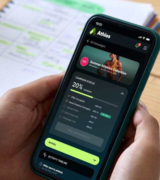 Adthlete dashboard