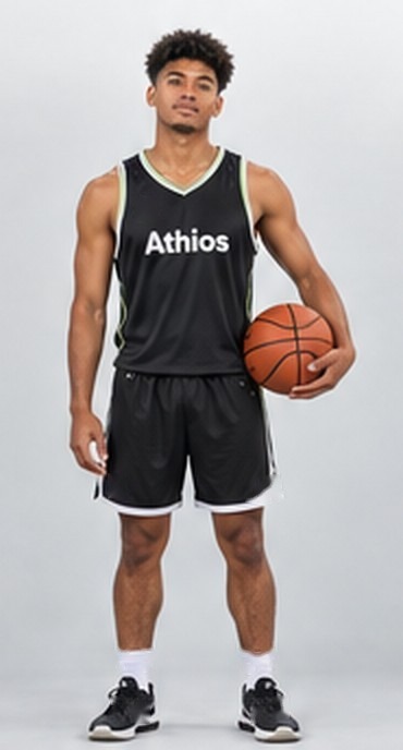 Athios Creator Squad basketball athlete in an Athios kit
